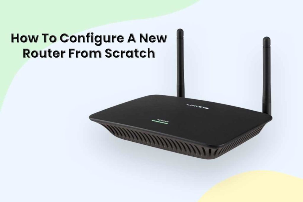 configure a new router