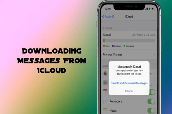 downloading messages from icloud
