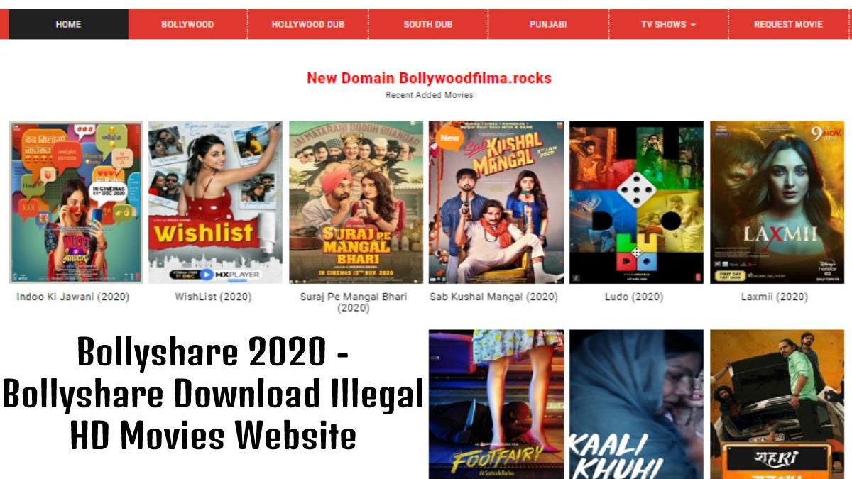 Bollyshare 2020 – Download Illegal HD Movie Website
