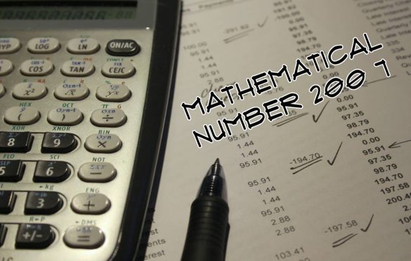  Mathematical Number 200 7