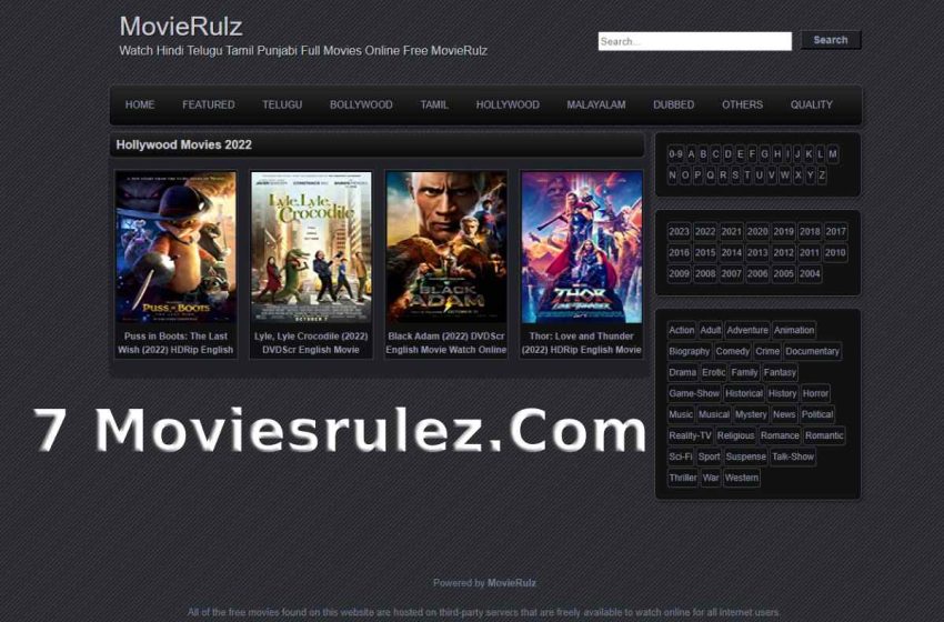  7 Moviesrulez.Com – 7 Movies You Can’t Miss on MoviesRulez.com