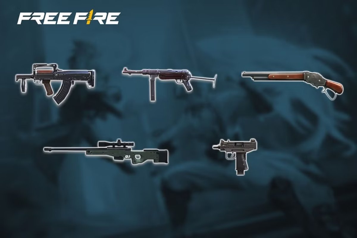Top 5 Guns In Free Fire